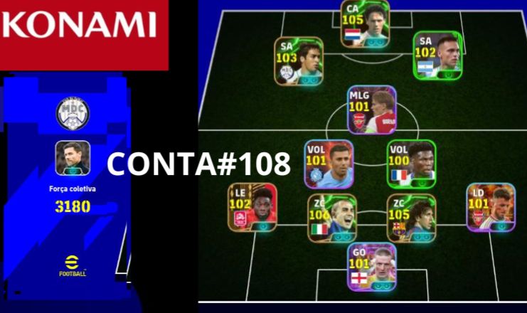 CONTA TOP - eFootball - 3187FC Basten/ Raúl / Cannavaro /Baresi / ParkJiSung