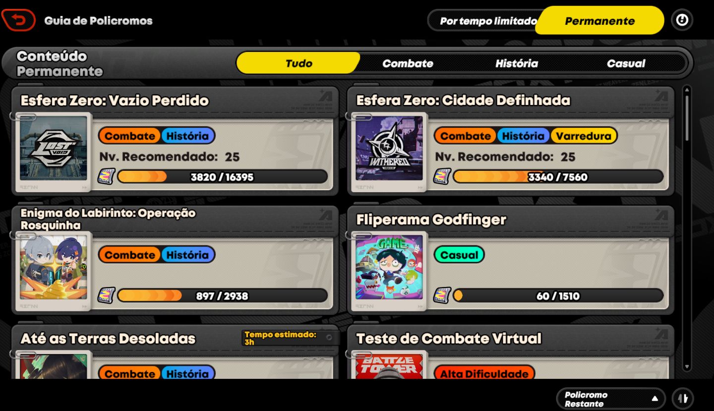 Conta ZZZ - 16 personagens Tier S e 7 armas tier S