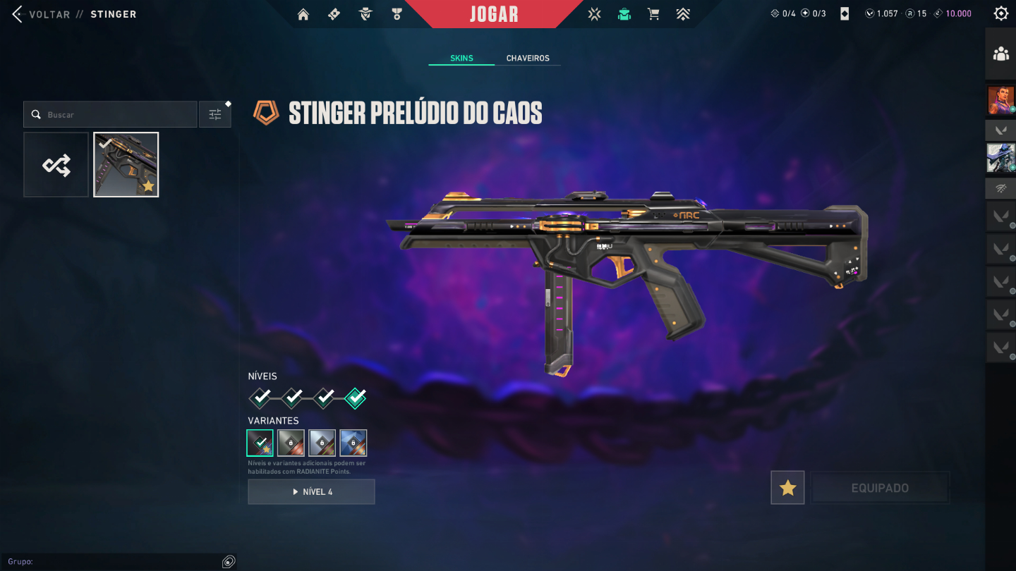 Conta ascendente full acesso com +8k em skins