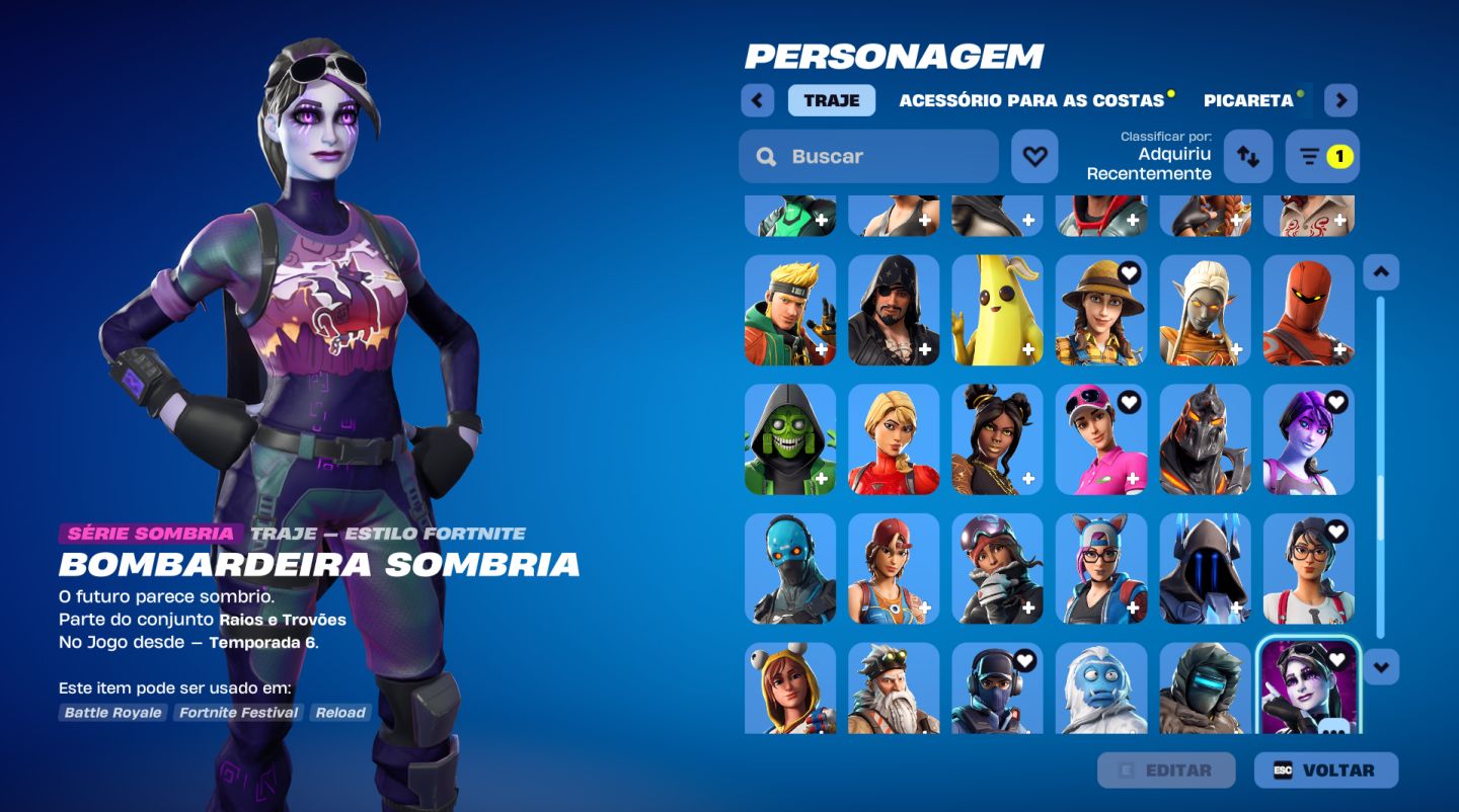 Conta fortnite (Salve o Mundo Fundador) (Troca de E-mail Disponivel)