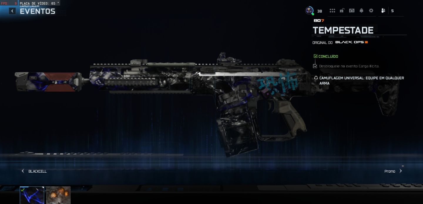 Conta de Warzone Nuke + skin de arma de 25 win