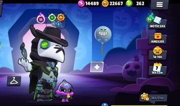 Conta Brawl Stars 60k troféus e skins raras como shelly estelar e outros passes