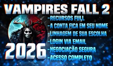 Vampires Fall 2 | Moedas + Rubi + Cristal | Entrega Rápida