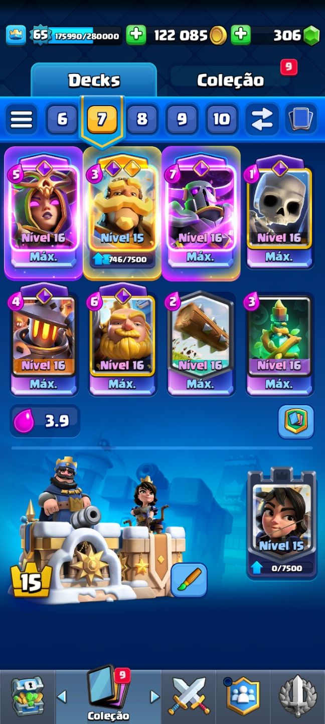 Conta de Clash royale, Brawlstars e Clash Of Clãs Muito Rara