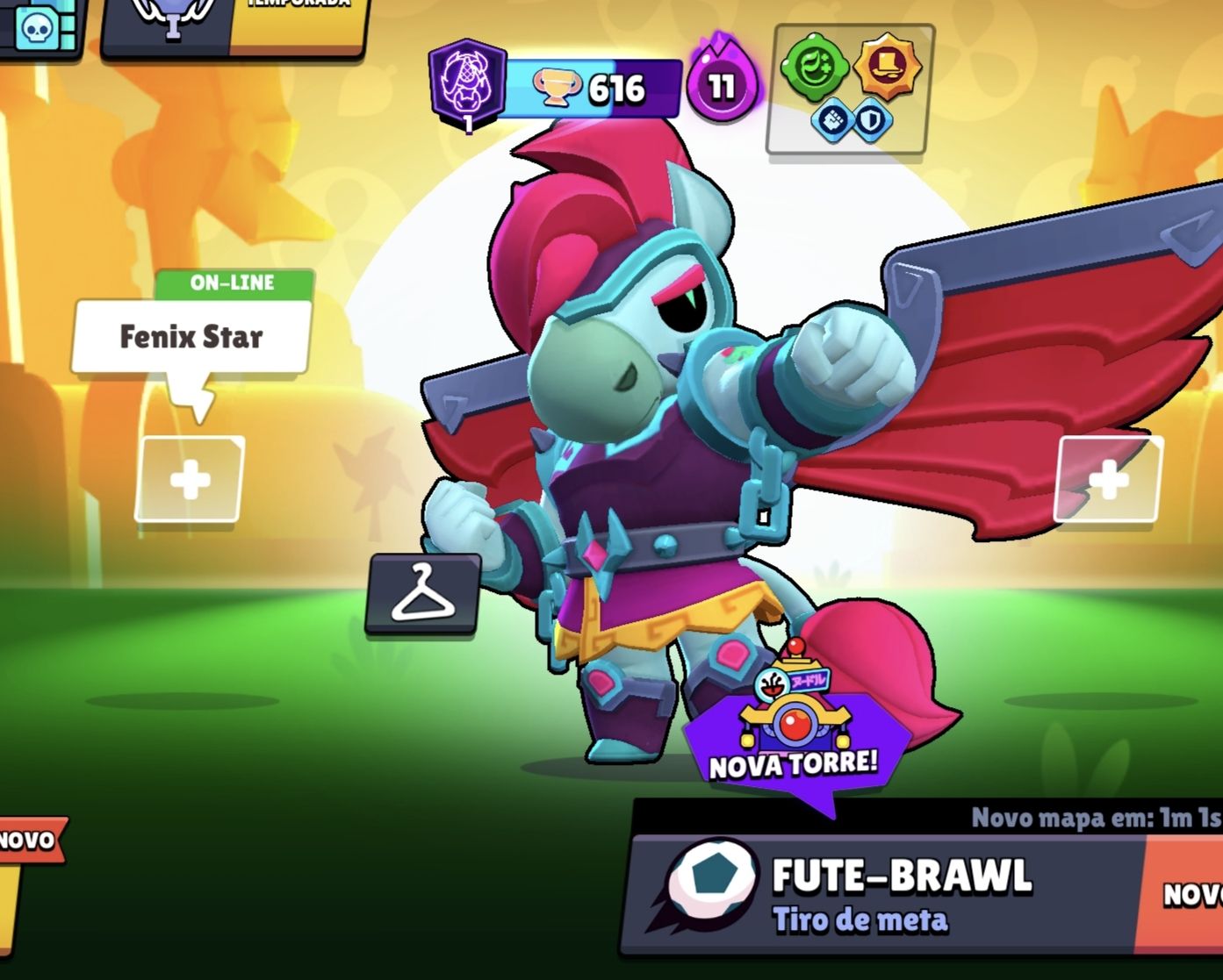 Conta de brawl stars, muitas skins Brawlers upados é muito mais