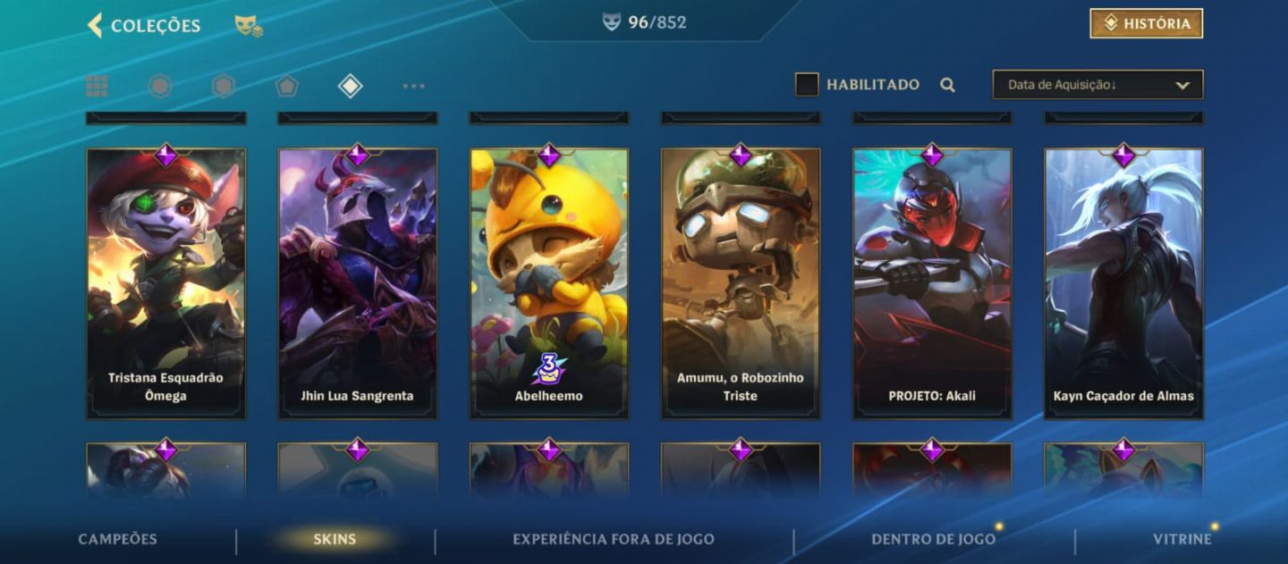 CONTA MONO KAYN - MAIN JUNGLE - RANK MAIS ALTO MESTRE