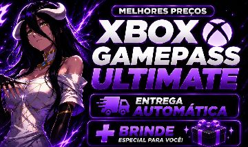 XBOX GAMEPASS ULTIMATE + BRINDE (PC/CONSOLE/XCLOUD) ENTREGA AUTOMÁTICA
