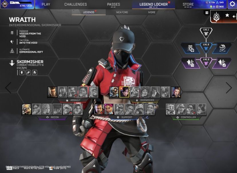 CONTA APEX LEGENDS LVL 30 COM 1 HEIRLOOM UNIVERSAL E RANKED LIBERADA