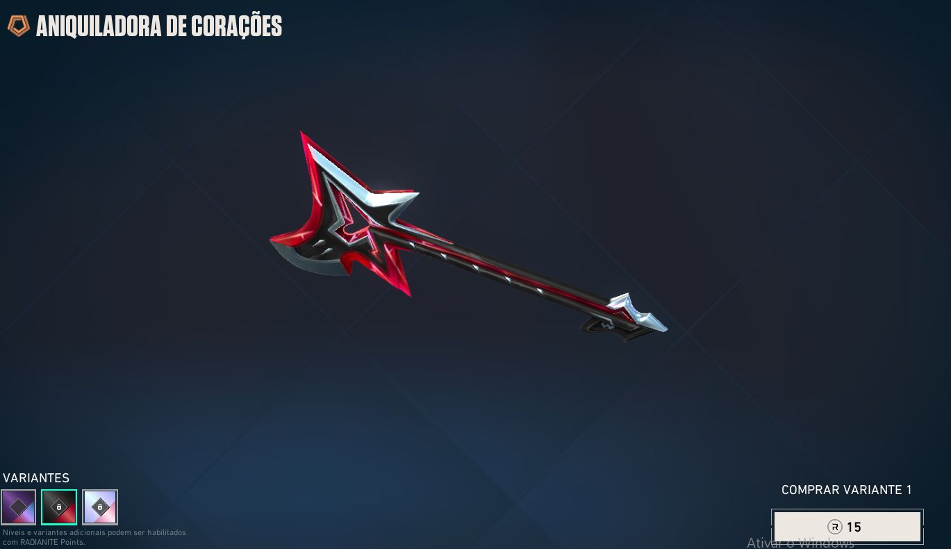 Conta de valorant com diversas skins