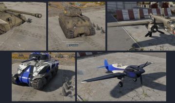 Conta WarThunder EUA - M18 Hellcat + Jumbo + Skins + Decoração Rara - Avião/Tank