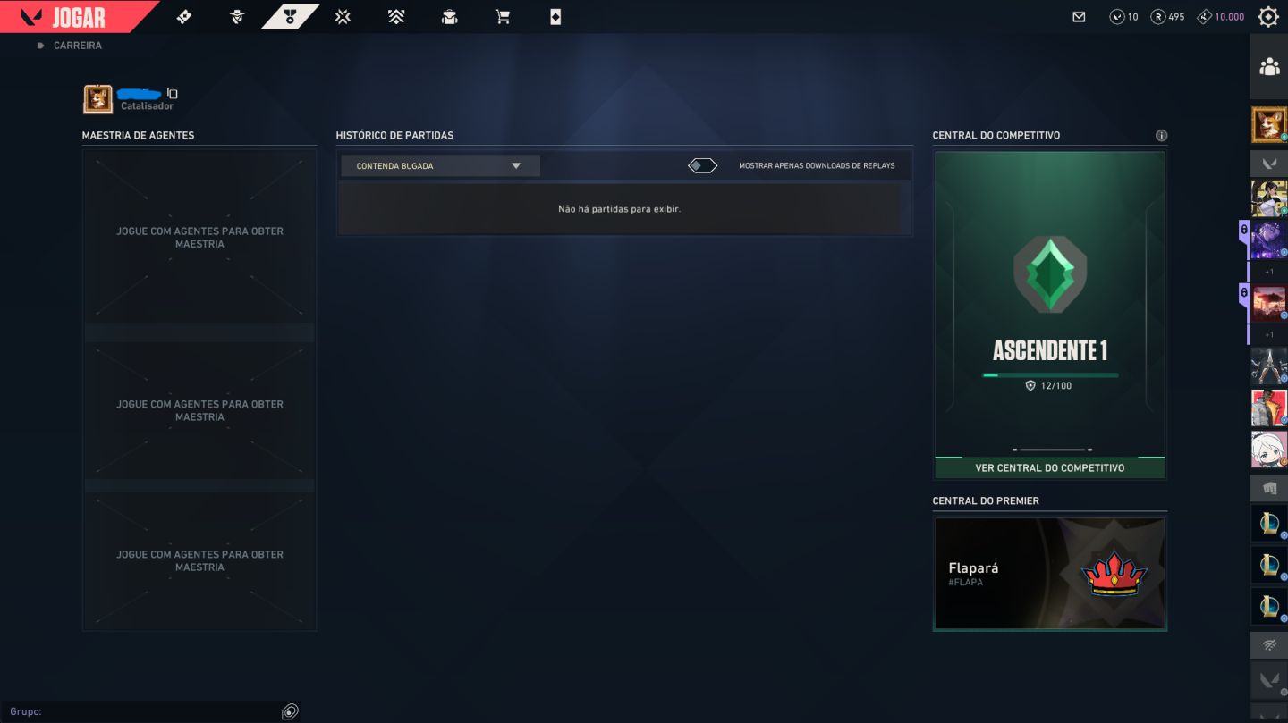 Conta Riot Valorant com skins raras e ASCENDENTE 1