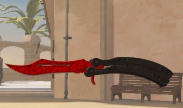 Bloxstrike | Butterfly Blackwidow MW