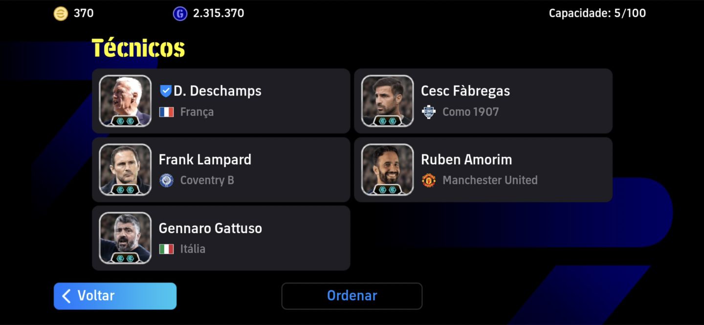 Conta de efotball no preço