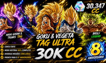 DBL | 30K CC + GOKU & VEGETA TAG ULTRA | MIRAI GOHAN/TRUNKS TAG | BROLY LEGEND