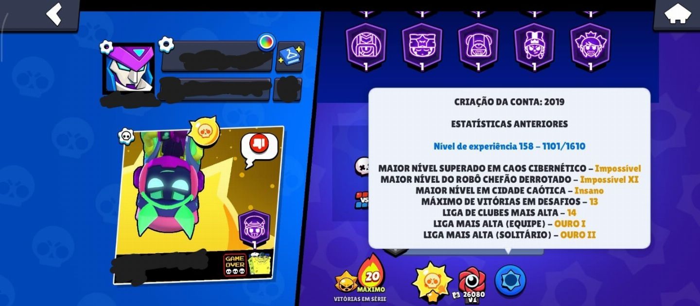 CONTA INSANA DE BRAWL STARS, 60K DE TROFEUS E MUITO MAIS