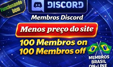Discord Vip, Membros Online e Off-Line a preço de banana, Venha conferir.