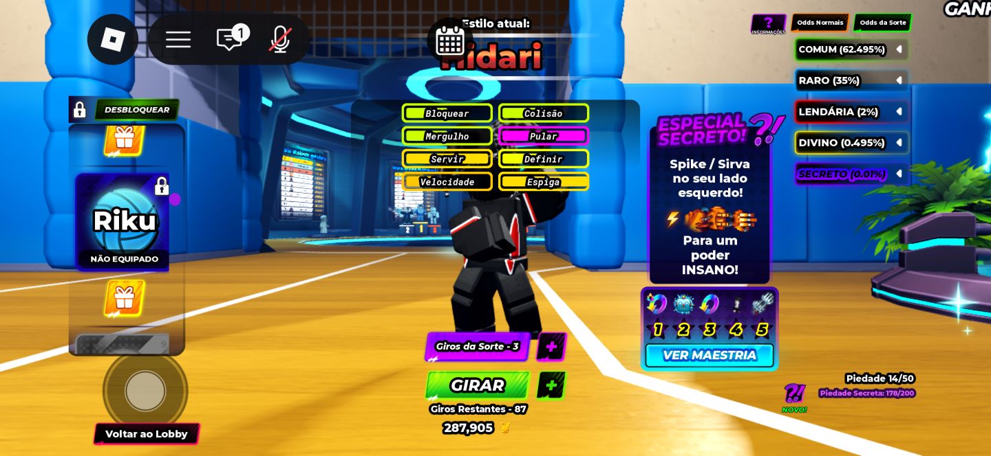 Conta lvl 157 haikyuu legends