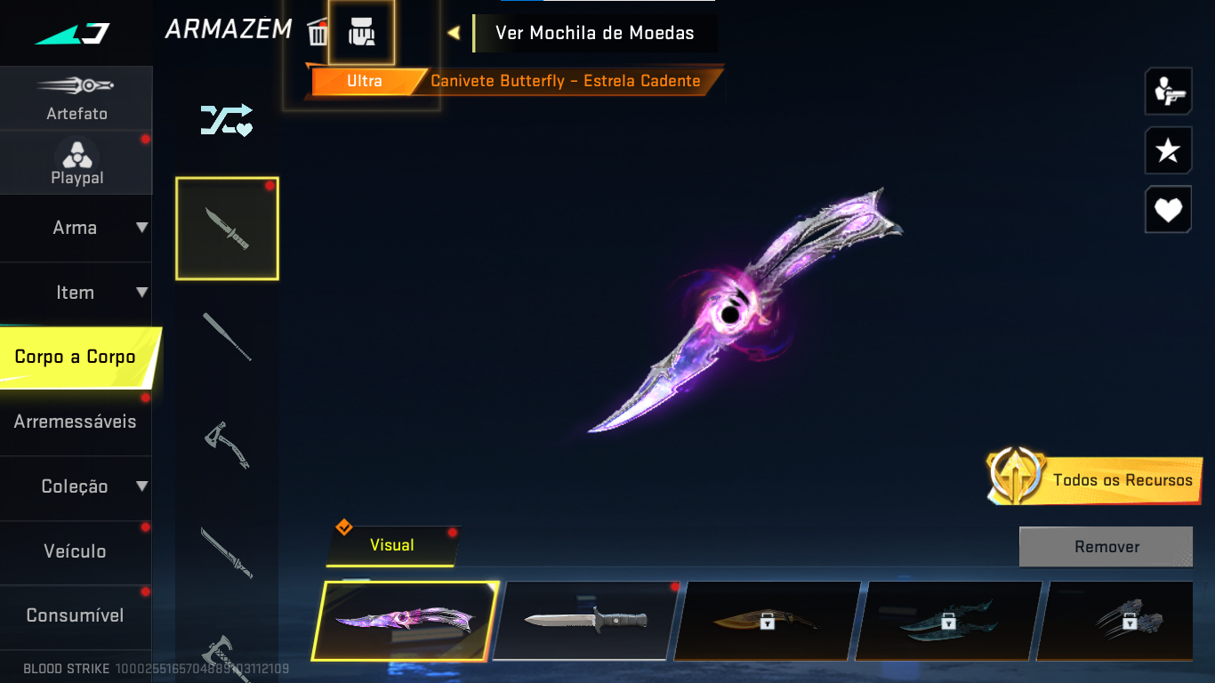 CONTA BLOOD STRIKE SKINS EXCLUSIVAS E LIMITADAS