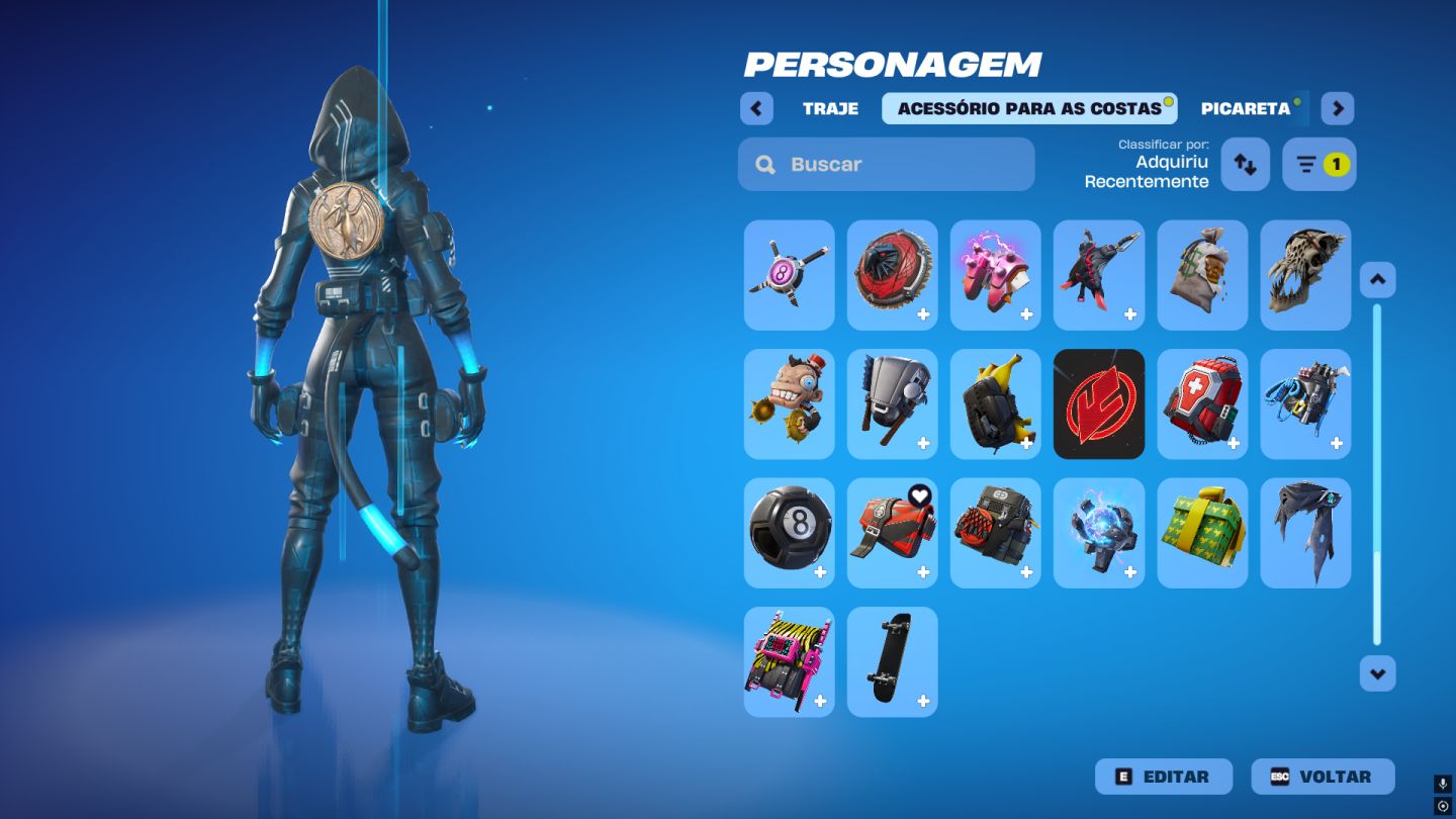 Conta epic + fortnite