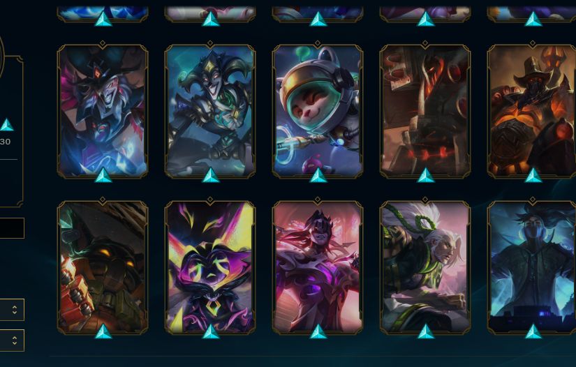 CONTA VANDAL KURONAMI E LOL COM 11 SKINS LENDARIAS 1 MITICA E 30 NORMAIS