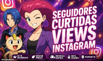 [MAIS BARATO] SEGUIDORES INSTAGRAM + CURTIDAS, VIEWS E COMENTÁRIOS [GARANTIA]