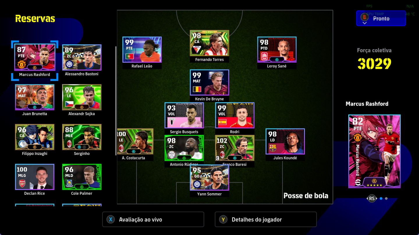 Contas Efootball full acesso com jogadores epicos e mais ( STEAM/PC ).