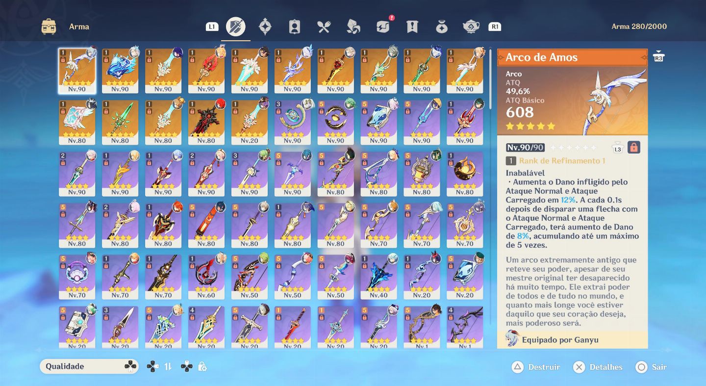 CONTA GENSHIN AR60 (ENDGAME) + HSR LVL70 (ENDGAME)