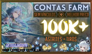 [Wuthering Waves] Contas Reroll com Astrites + Tiros