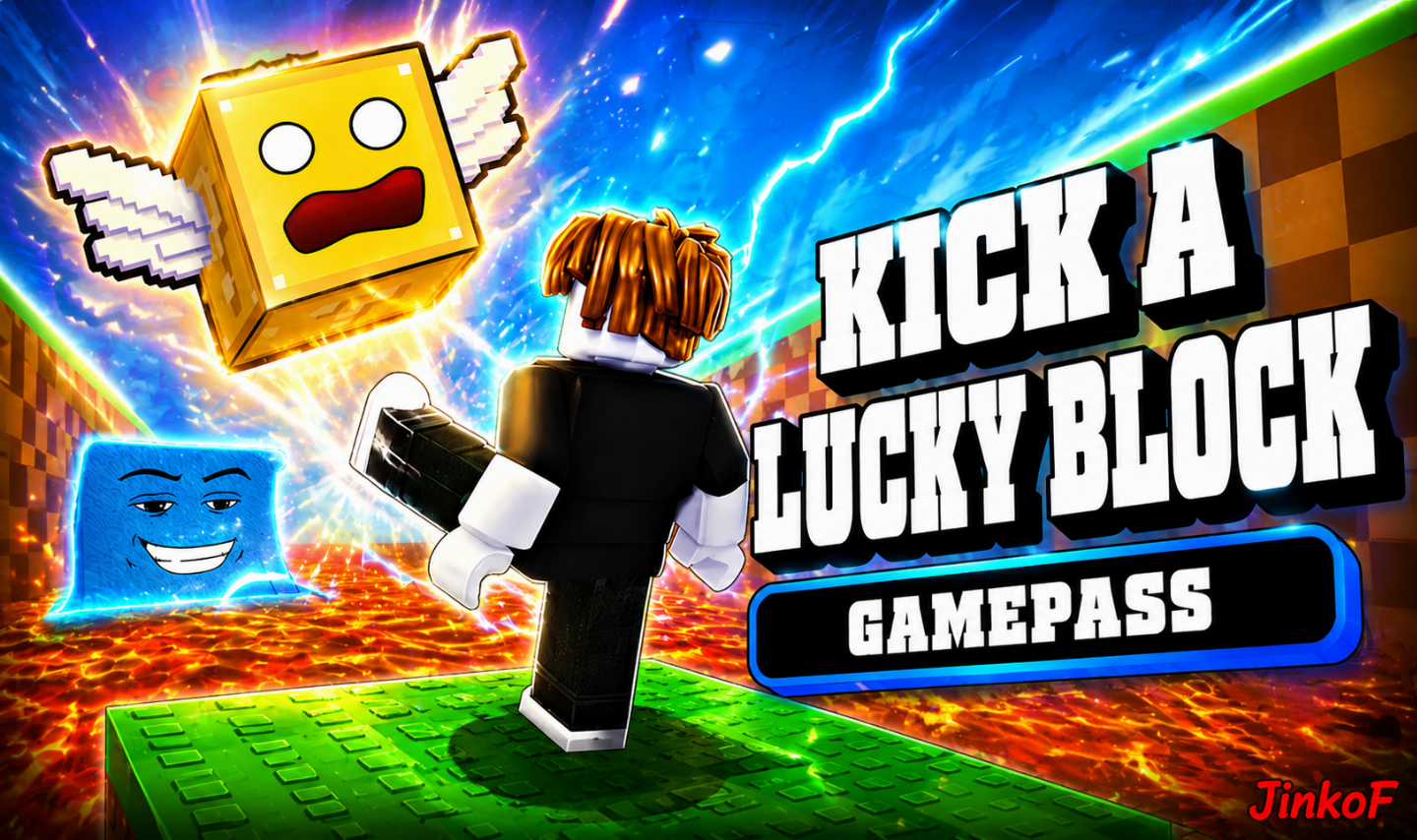[MENOR PREÇO] KICK A LUCKY BLOCK (GAMEPASSES | PACKS E CASH)