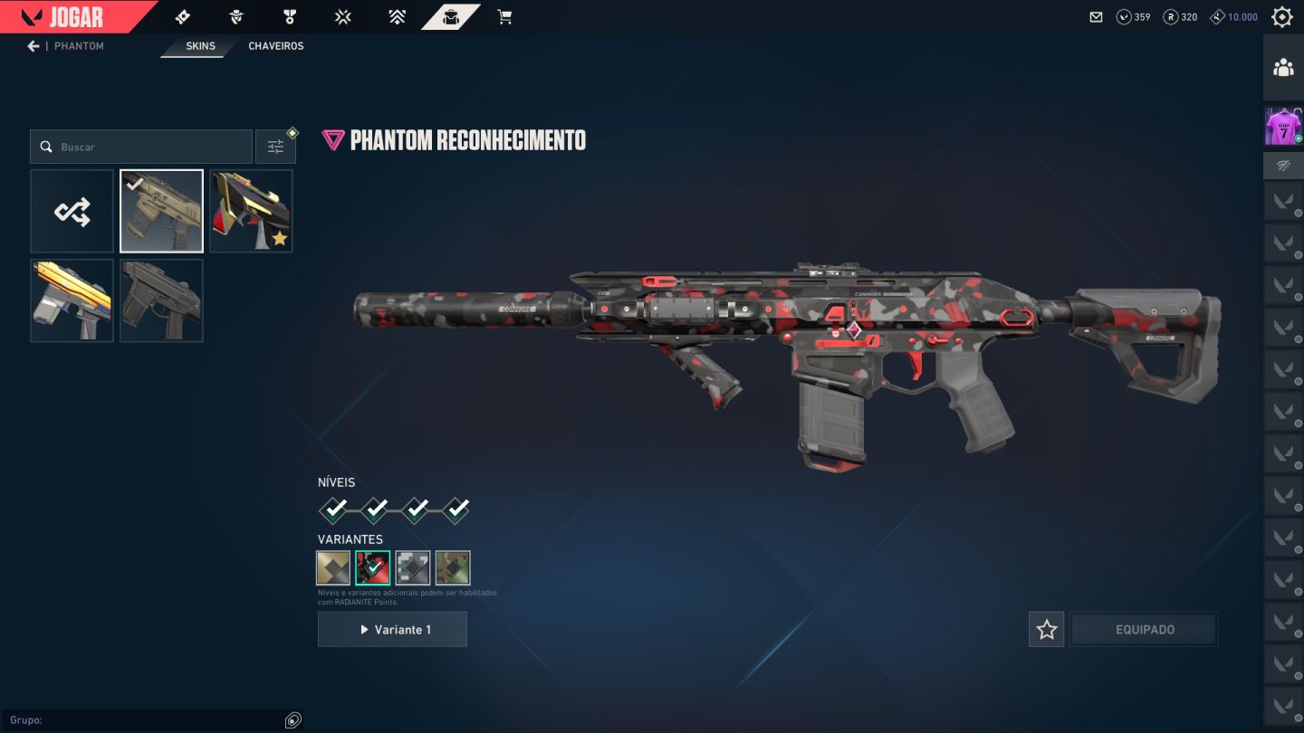 CONTA VALORANT, SKIN DE PHANTOM CHAMPIONS RARA 2022 E SKINS DE VANDAL/FACA