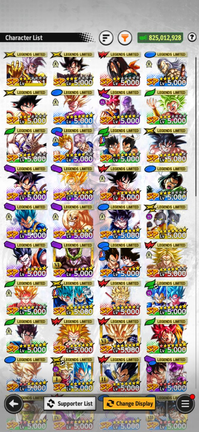 CONTA DBL COM VARIOS LL E LEGEND