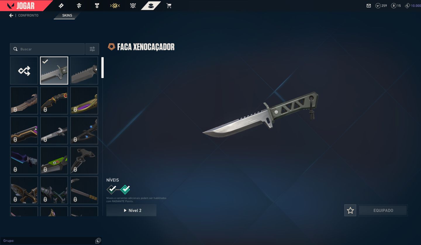 CONTA VALORANT GOLD | FACA XENOCAÇADORA | PRONTA PRA JOGAR!