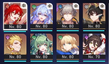 Conta HSR Evanescia C0R1 + Perola ( Garantido ) / Himeko S2R1 / Aventurine E2