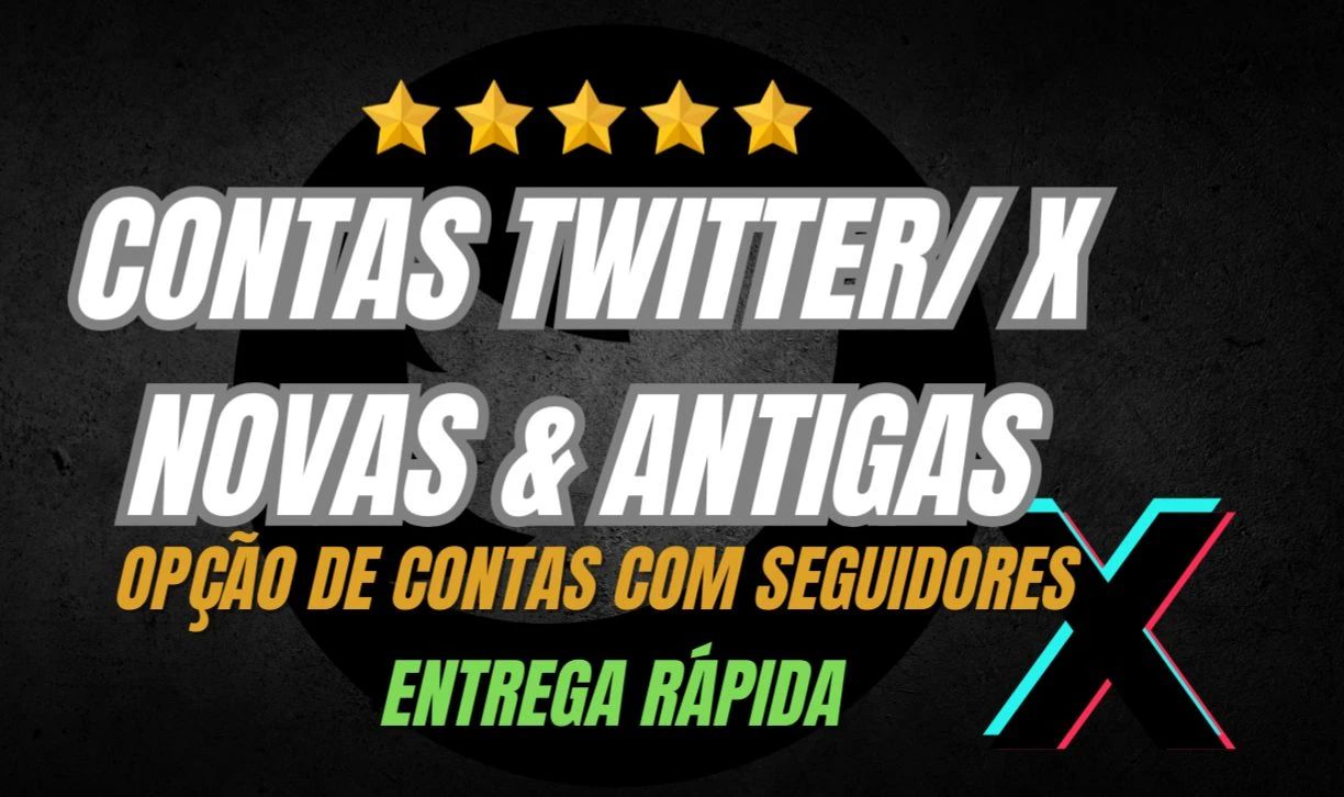 ENTREGA IMEDIATA - Contas Twitter/X Prontas para Uso Email+2FA | Novas e Antigas