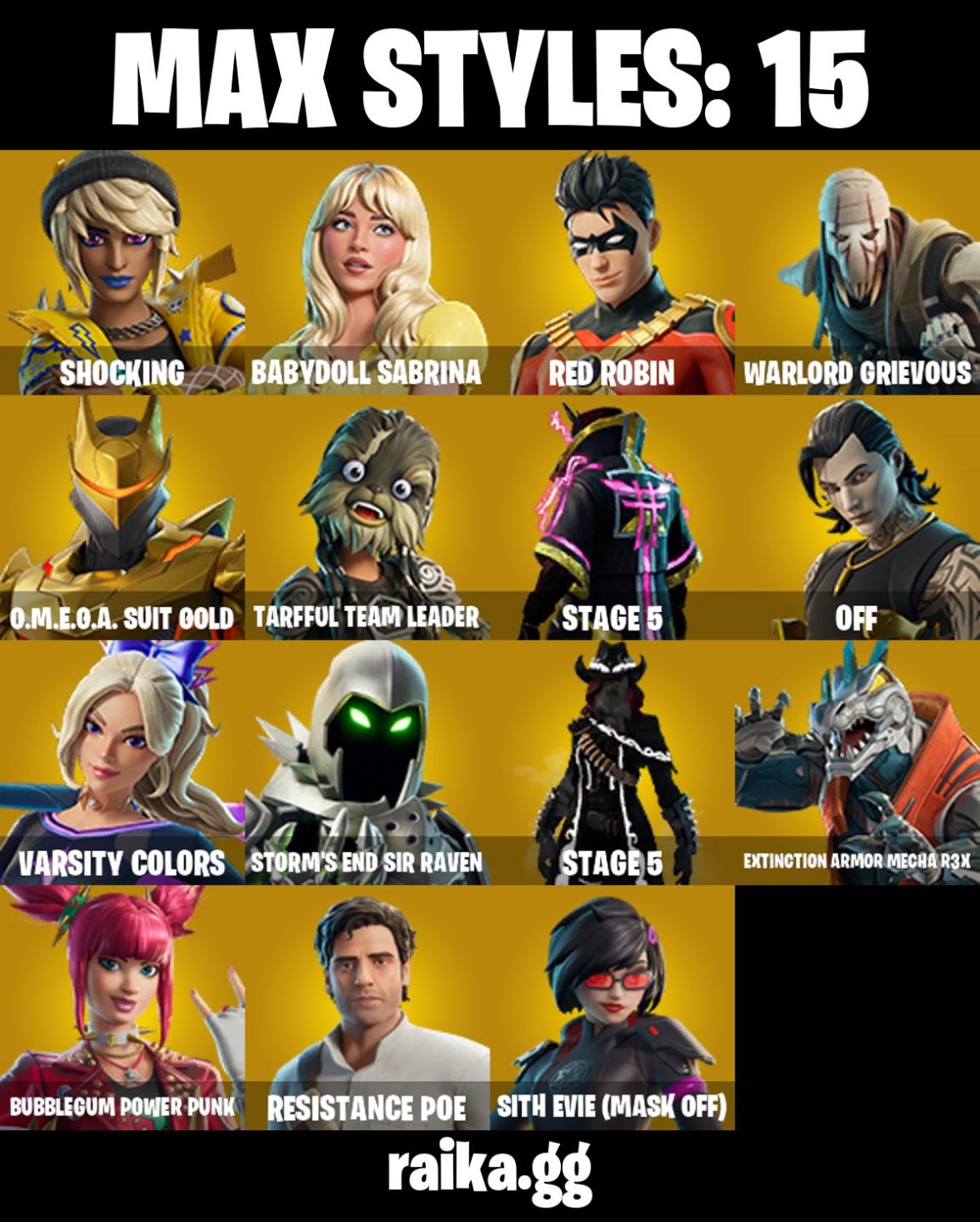 50 skins | OG STW Omega Tidy Atemporal conta segura !