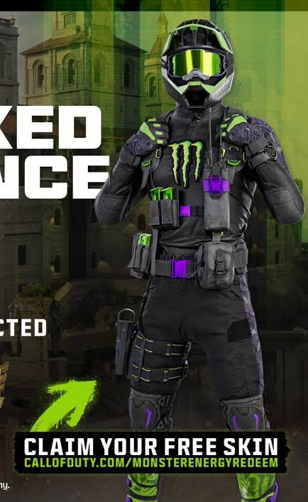 Skins Cod Warzone / BO7 - Monster Energy - Mais Baratas Da Plataforma !!
