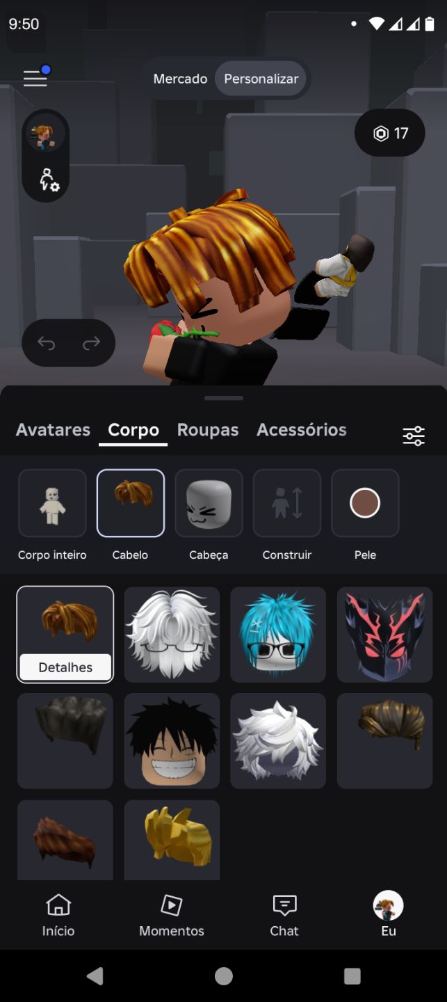Conta de Roblox com vários jogos jogados