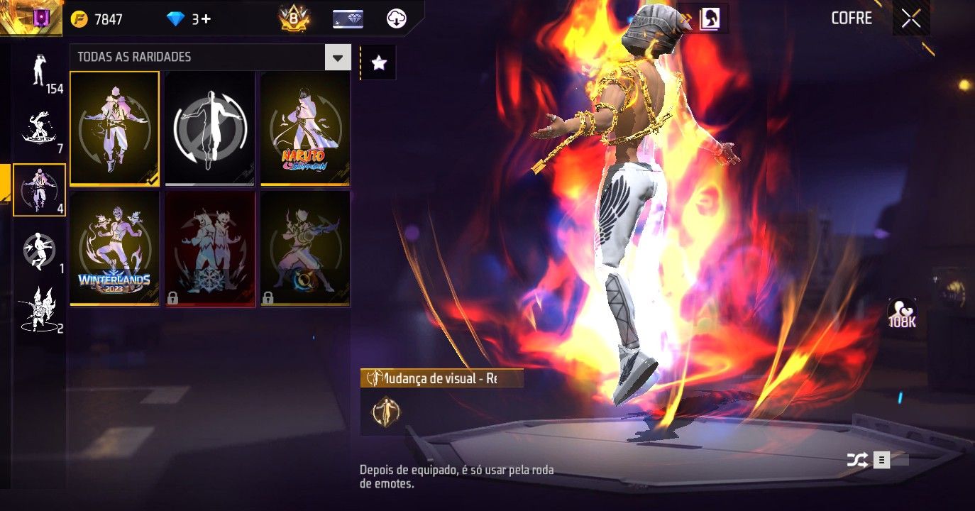 Conta de jogo free fire, gemada pra pessoas exigentes,