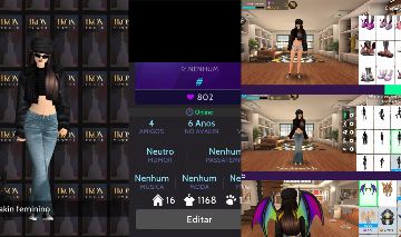 Conta feminina avakin nível 31