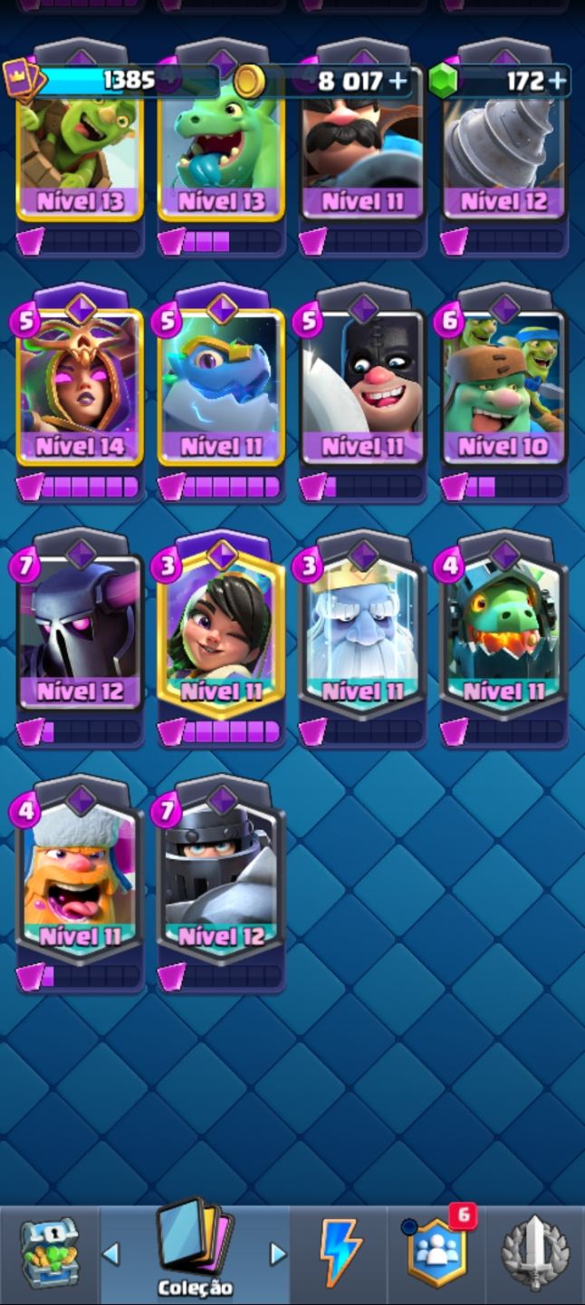 CONTA CLASH ROYALE END-GAME | 9500+ TROFÉUS (ARENA LENDÁRIA) | REI 14