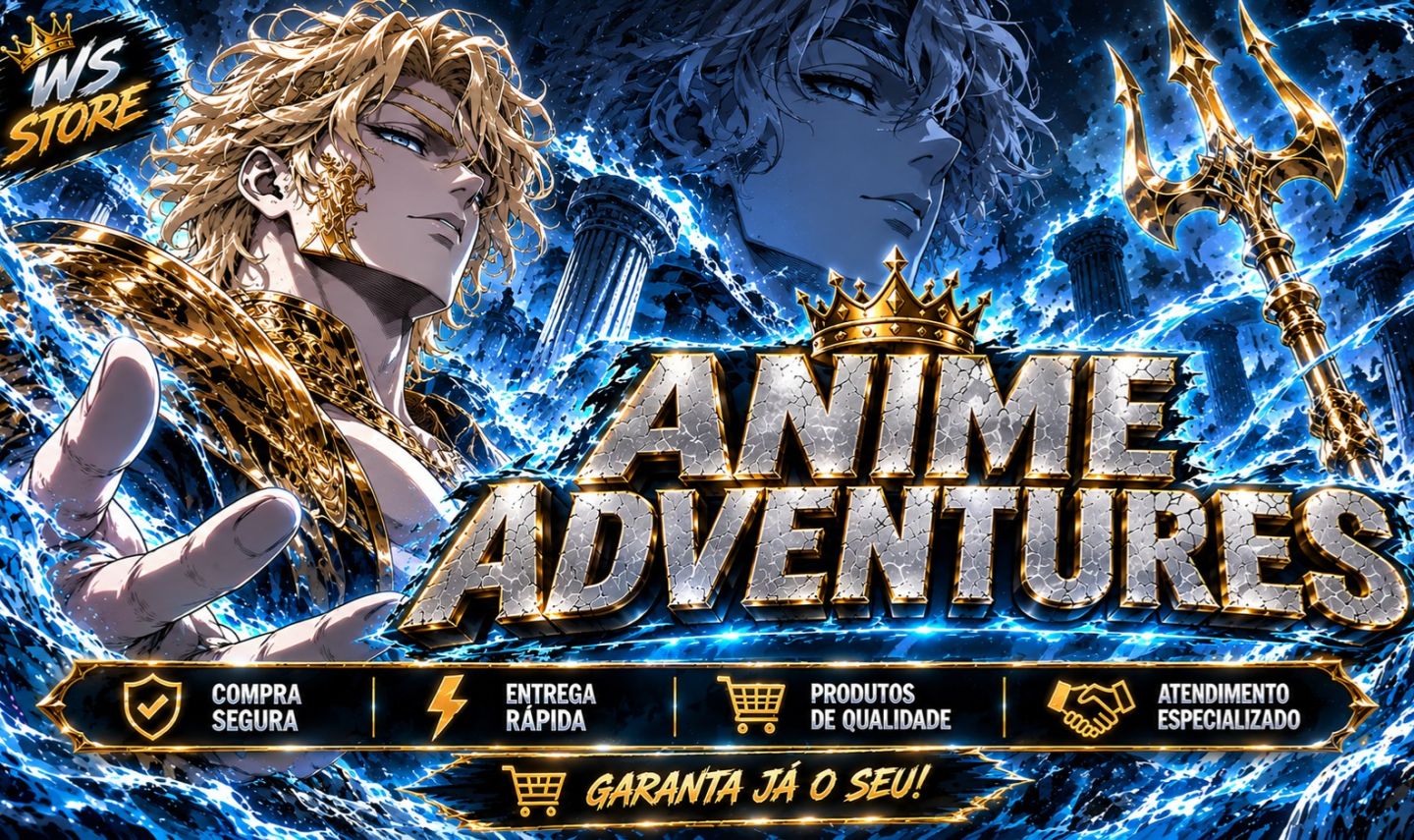 [ANIME ADVENTURES COMEBACK!] CONTA LVL 180 COM VARIOS METAS E SHINYS