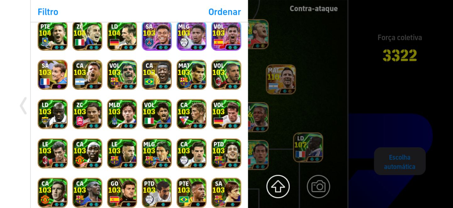 Conta eFootball Mobile - Competitivo e Coleção