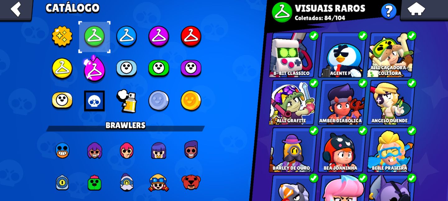 CONTA END GAME BRAWL STARS - 62K+ TROFÉUS (TODOS OS BRAWLERS + SKINS RARAS) D