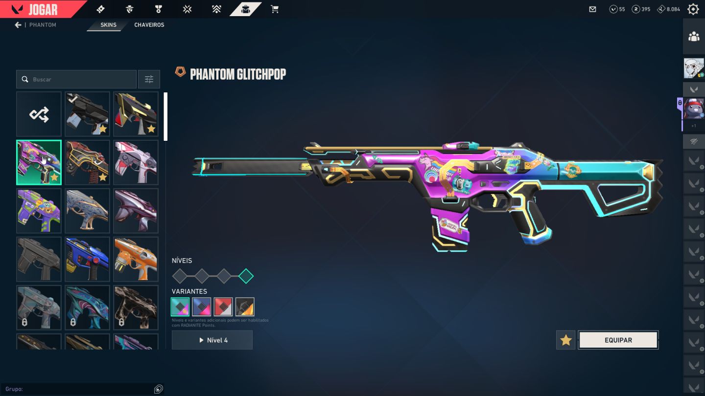 Conta Nvl 427 DIAMANTE | MUITAS SKINS | Pode email | Mando mais fotos