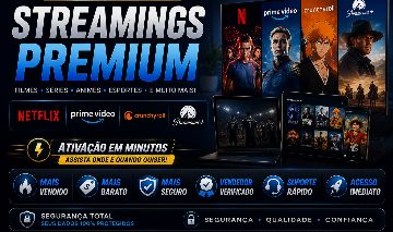 NETFLIX PRIME VIDEO | STREAMINGS PREMIUM O MAIS BARATO!!!