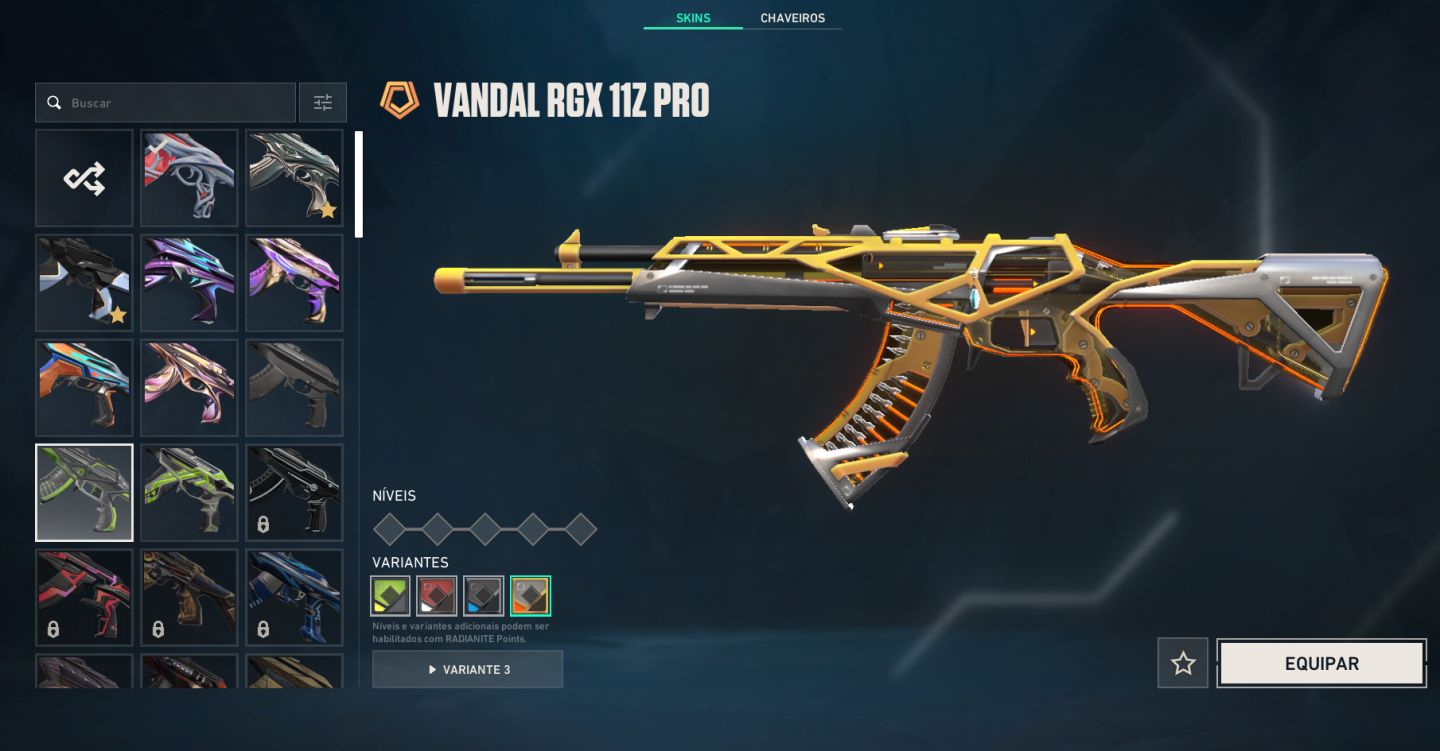 CONTA DE VALORANT NVL 157 (SKIN DE VANDAL, PHANTOM e Sobrando 442 VP, )