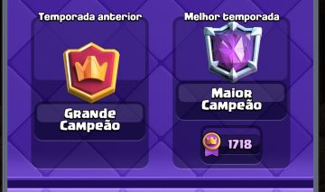 Conta com cartas nível máximo