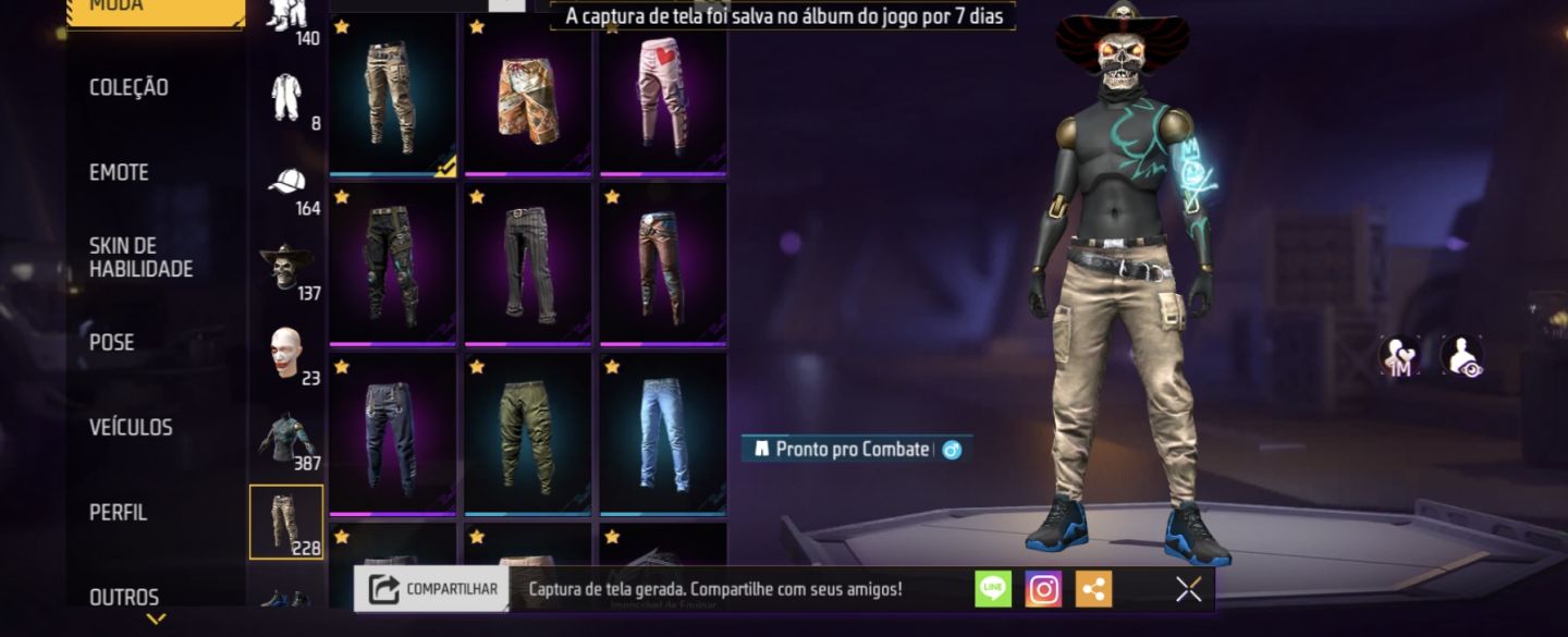 CONTA FF FULL ROXA