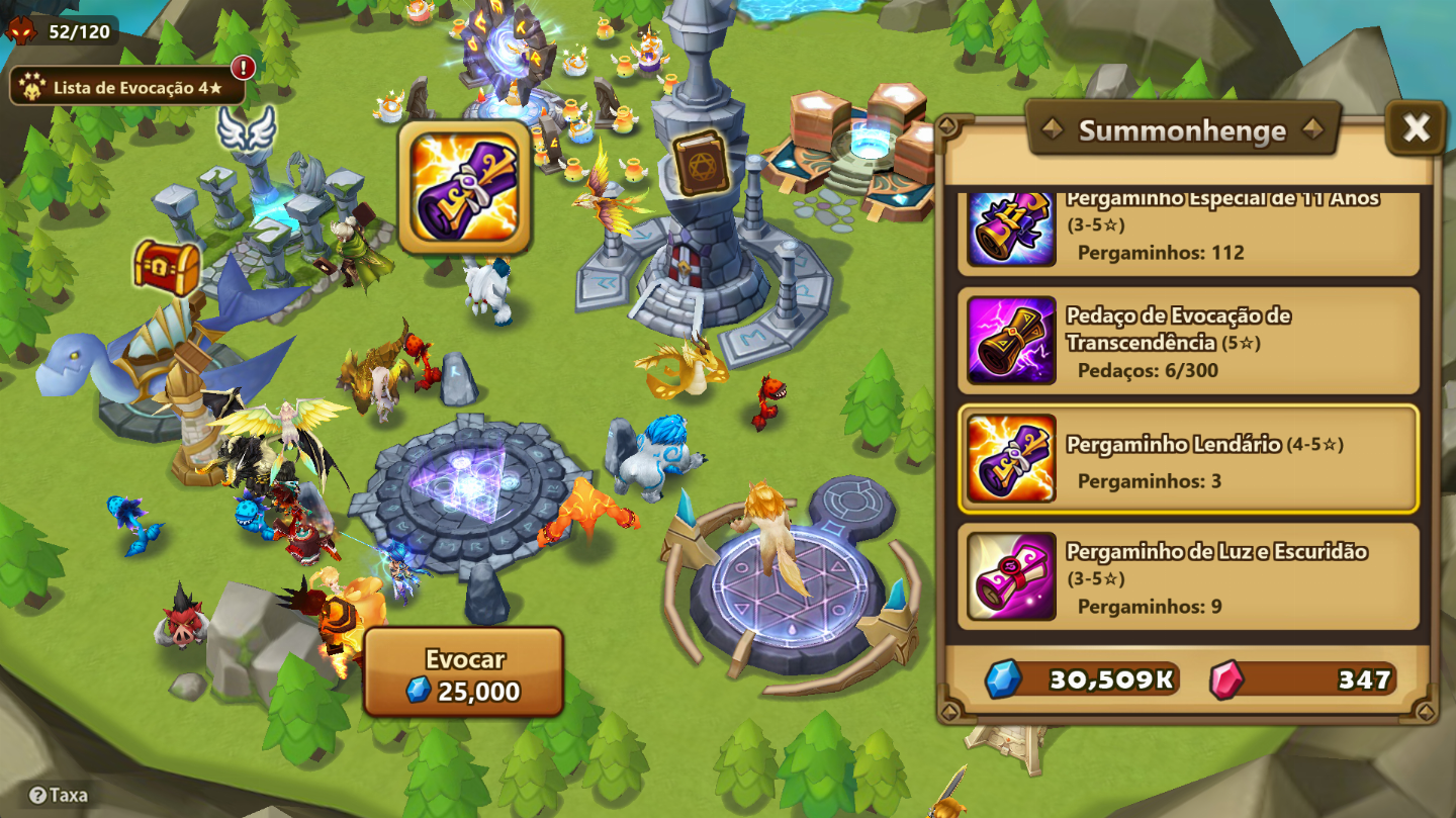 CONTA COM SHAN + 2 NAT5 + MENOS DE 1 ANO DE CRIACAO + SCROLLS + EVENTO ATIVO