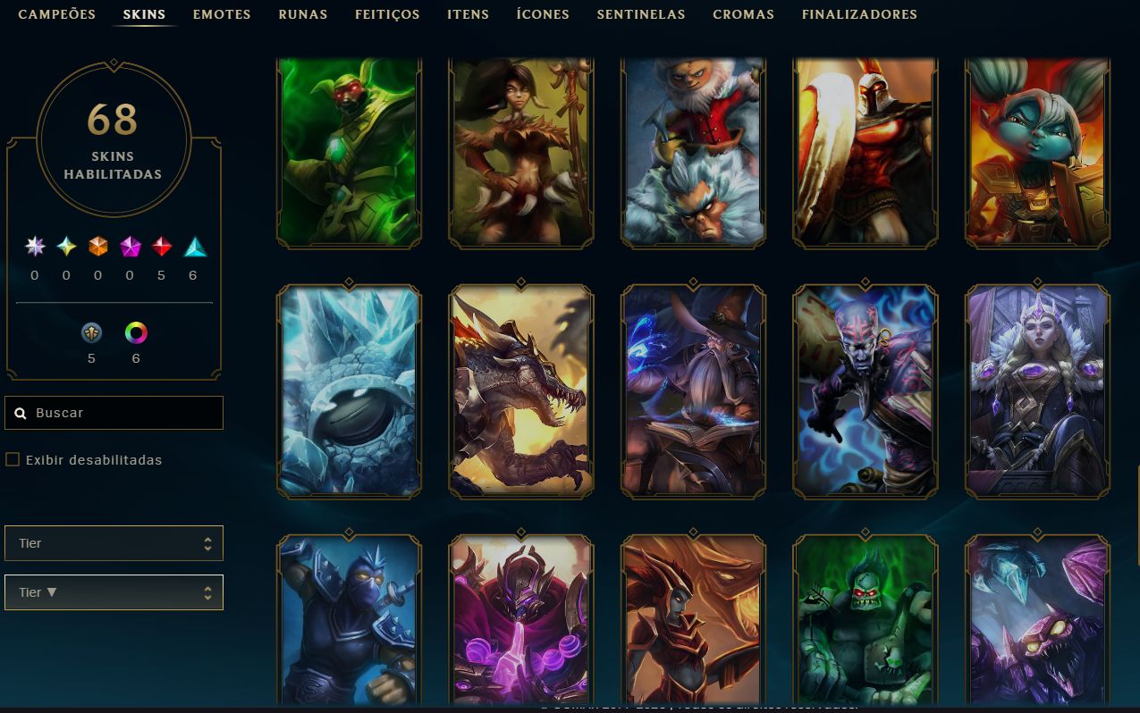 CONTA MESTRE 200PDL+ / 68 SKINS / LV 64 / FULL ACESSO AOS DADOS